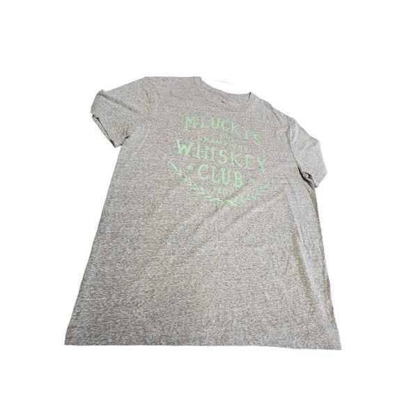 Light Gray McLucky's Whiskey Club Tee Shirt - Soft - XL - St.‎ Patricks Day - Picture 2 of 4